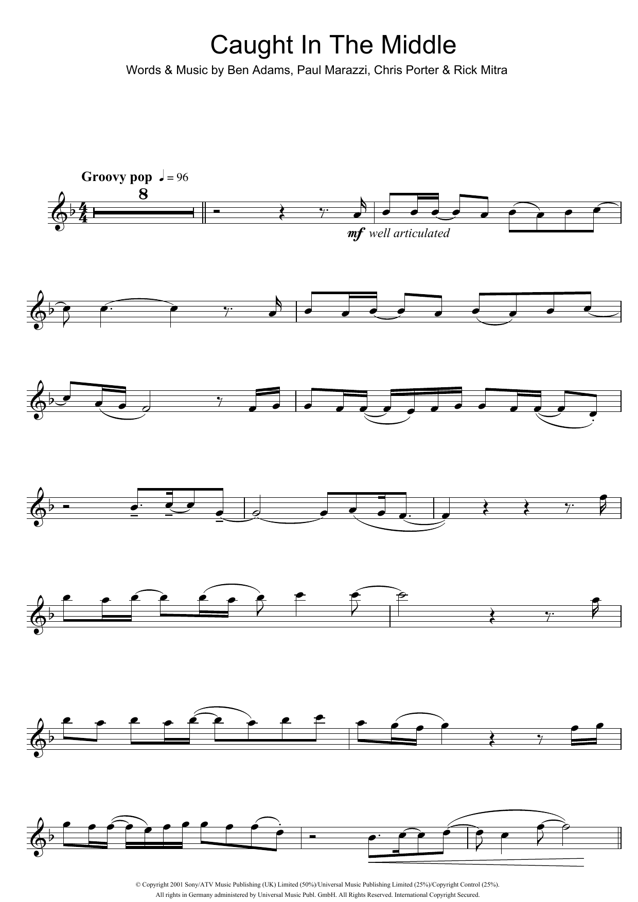 Product gallery: Page 1 of 1 Caught In The Middle, A1