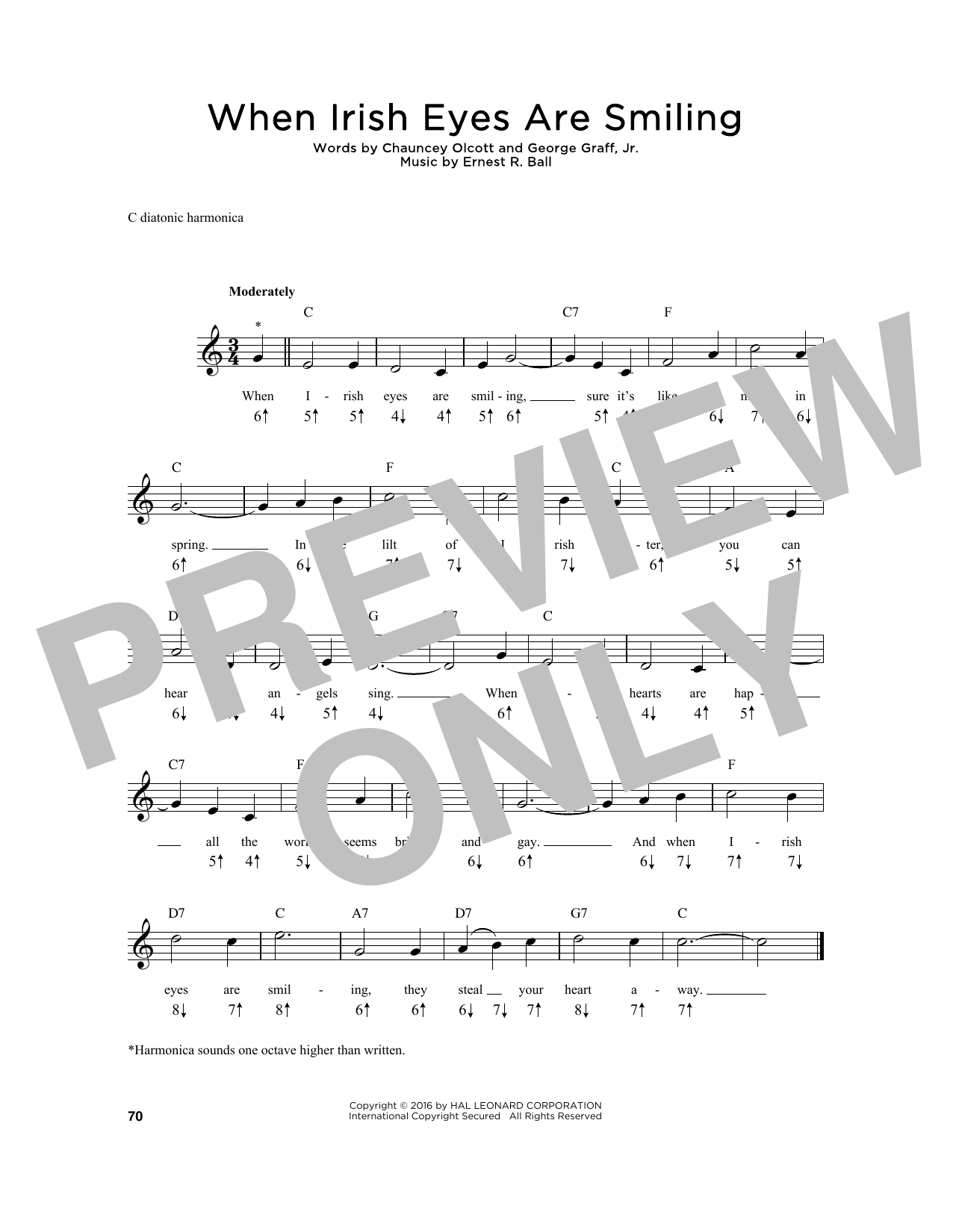 Product gallery: Page 1 of 1 When Irish Eyes Are Smiling, Chauncey Olcott