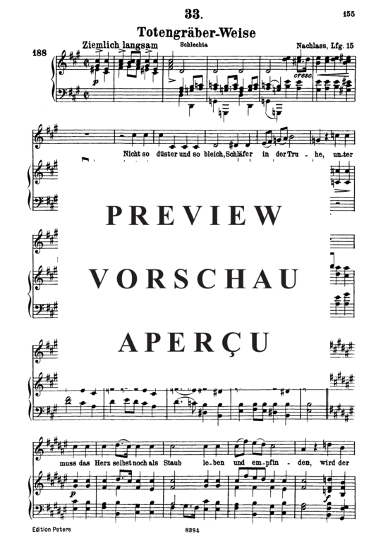 Product gallery: Page 2 of 5 Totengräber-Weise D.869, , High Voice and Piano