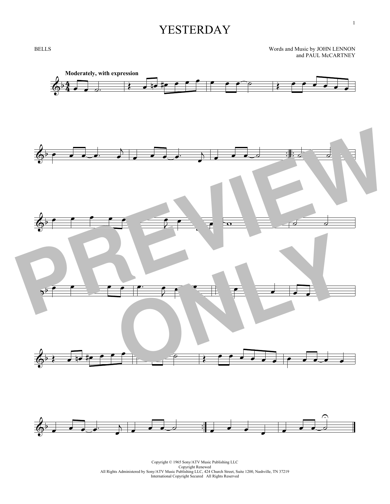 Produktbild zu:  Yesterday - The Beatles