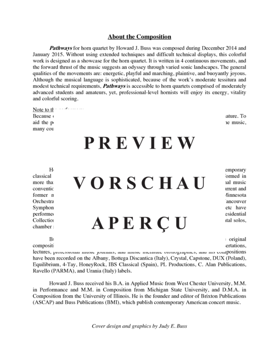 Produktgalerie: Seite 3 von 21 Pathways , , (Hornquartett)