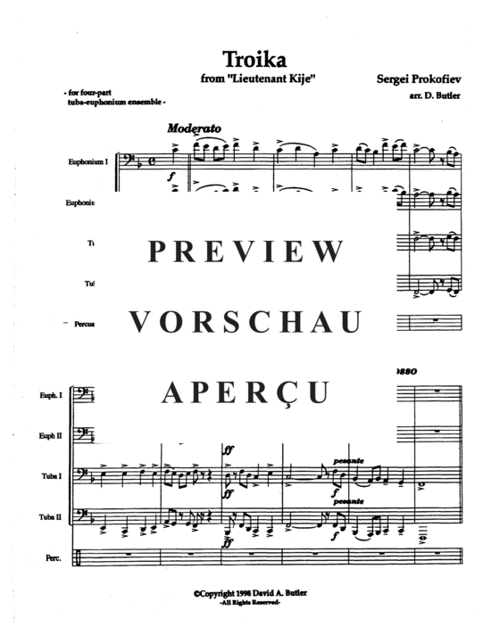 Product gallery: Page 5 of 21 Troika , , (Tuba Quartett EETT + opt. Percussion)