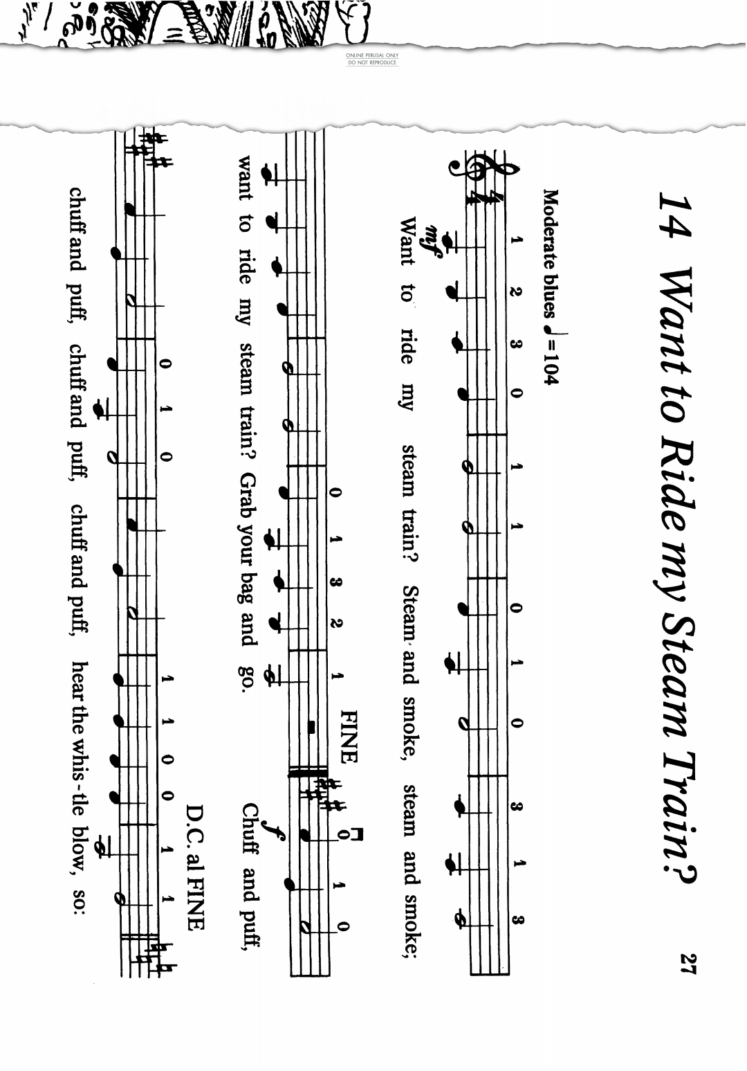 Produktgalerie: Seite 1 von 1 Want To Ride My Steam Train, Edward Huws Jones, Klavier, Violine