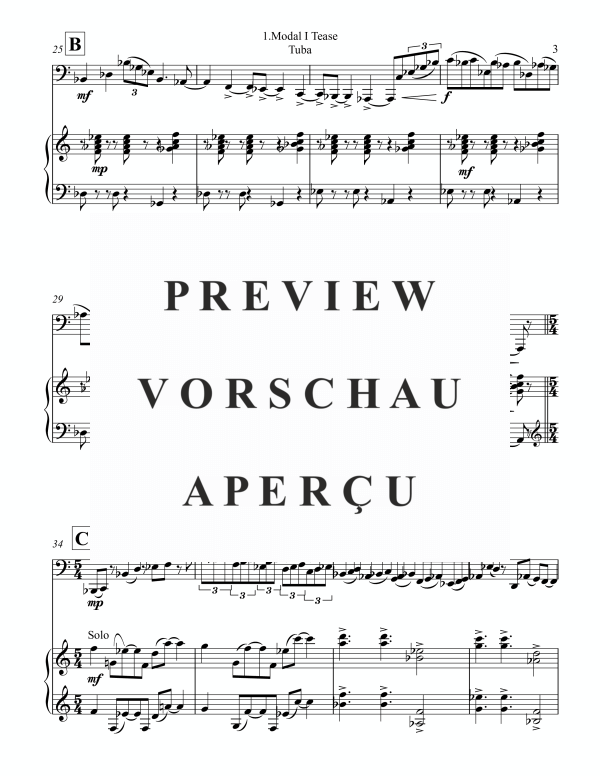 Product gallery: Page 7 of 11 Frivol I Tease, , (tuba or bass trombone and piano)
