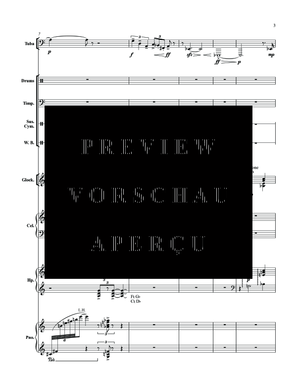 Produktgalerie: Seite 9 von 11 Suite for Tuba, , (Tuba Solo mit Percussion, Celesta, Harfe + Klavier)