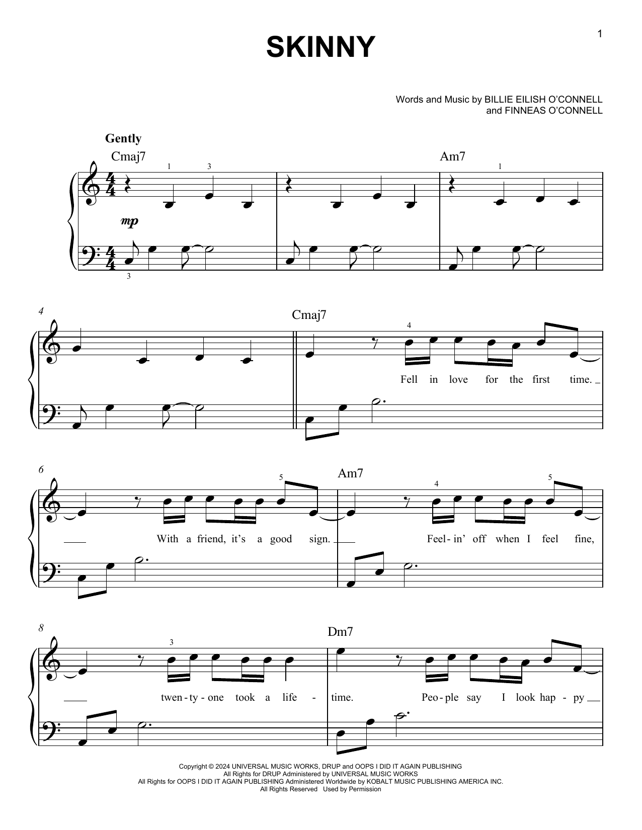 Produktbild zu:  SKINNY - Billie Eilish