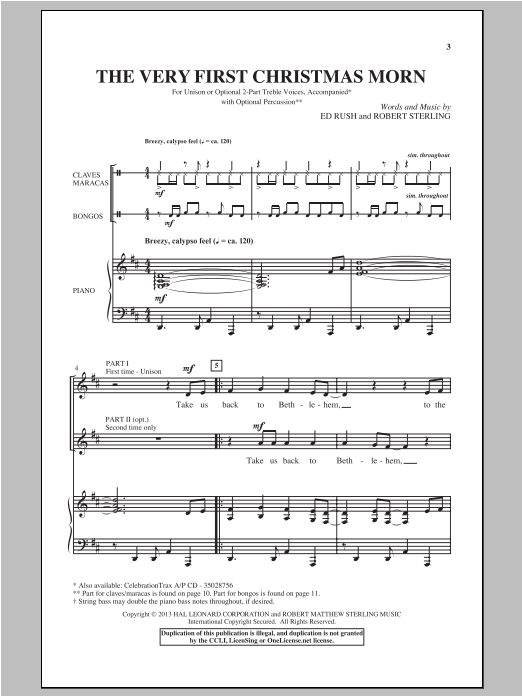 Product gallery: Page 1 of 1 The Very First Christmas Morn, Robert Sterling