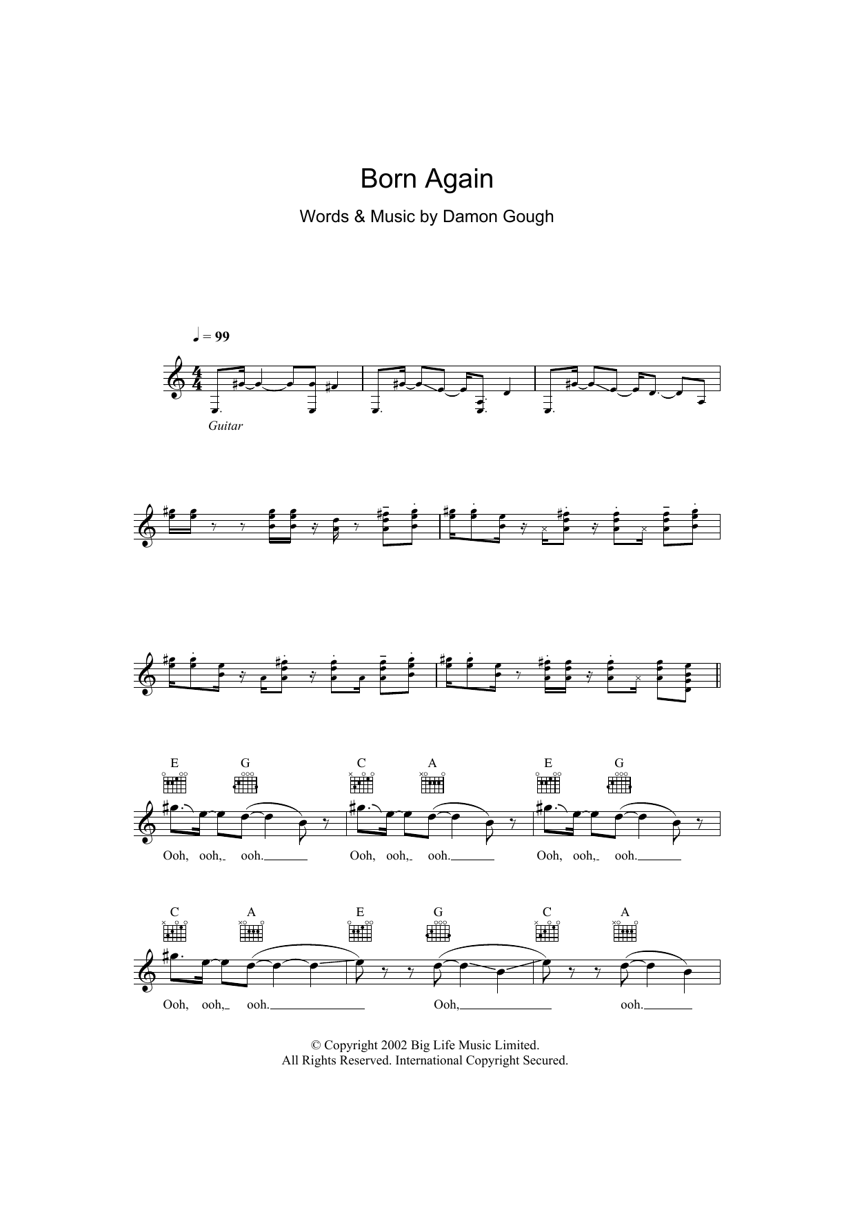 Produktgalerie: Seite 1 von 1 Born Again, Badly Drawn Boy, Melodieinstrument