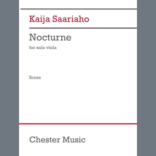 Produktbild zu: Nocturne (version for solo viola)