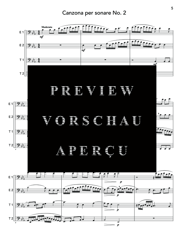 Product gallery: Page 9 of 11 Quattro Canzoni, , (Tuba Quartett EETT)