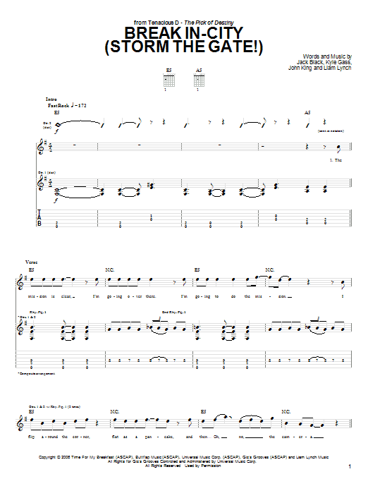 Product gallery: Page 1 of 1 Break In-City (Storm The Gate!), Tenacious D