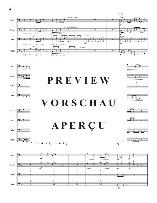 Product gallery: Page 5 of 16 Sponger Money , , (Tuba Quartet: 2x Baritone, 2xTuba)