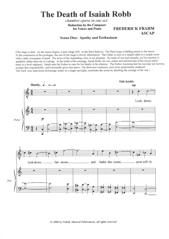 Product picture to: The Death of Isiah Robb Frederick Frahm