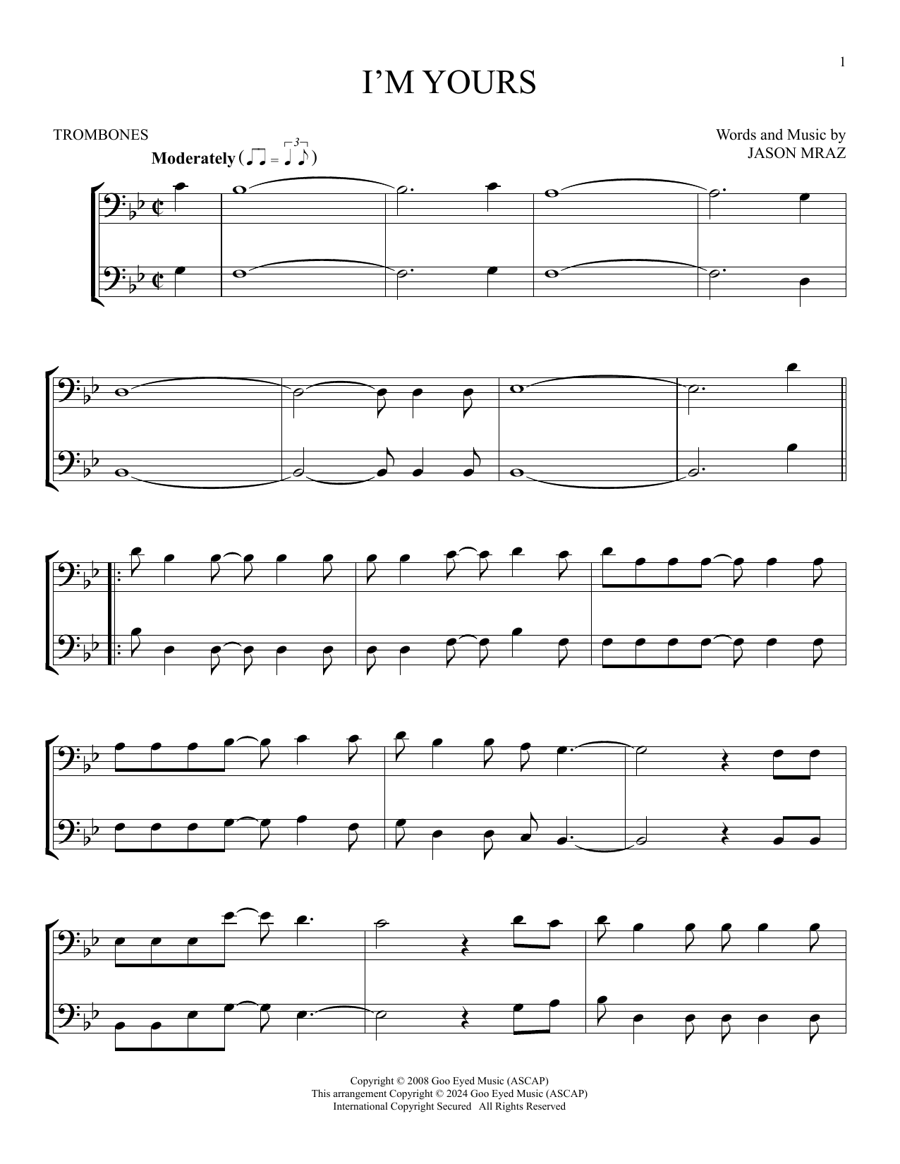 Product gallery: Page 1 of 1 I'm Yours, Jason Mraz