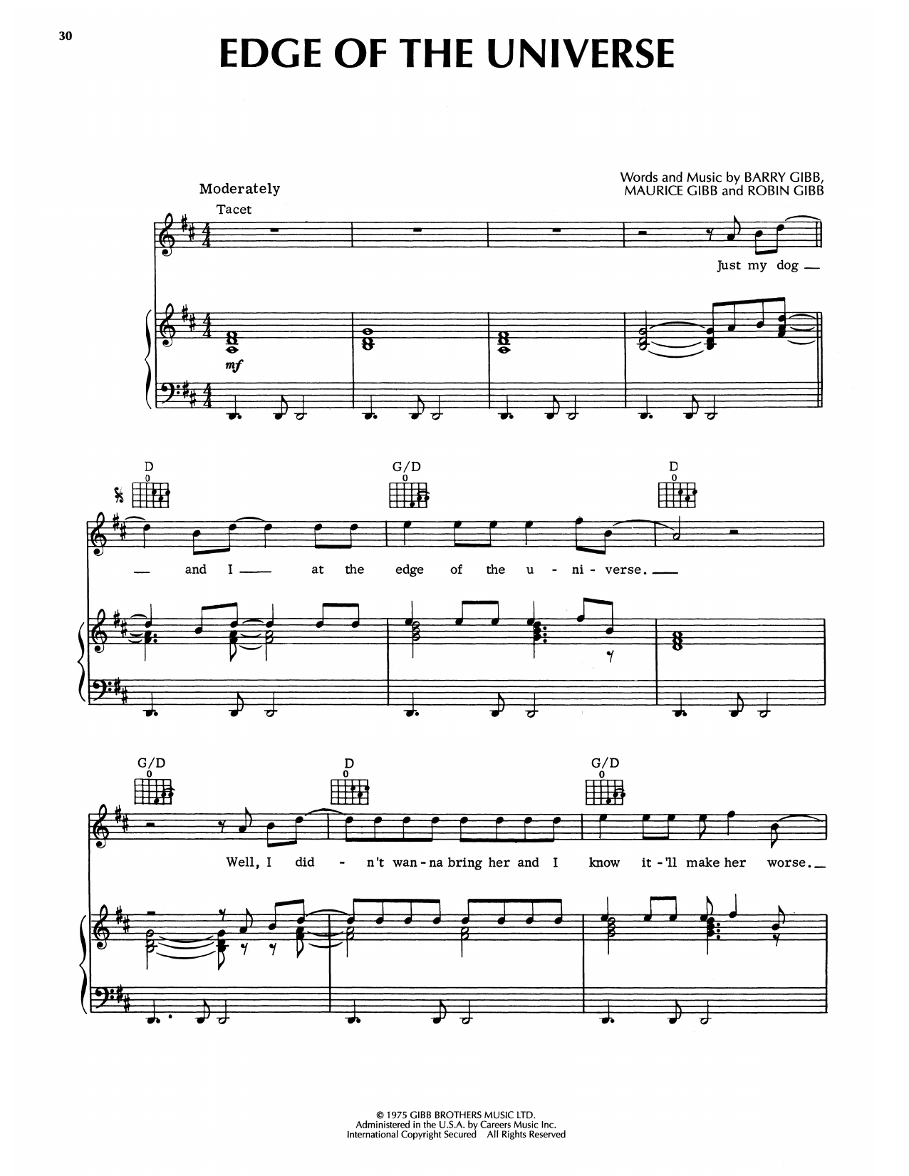 Produktbild zu:  Edge Of The Universe - Bee Gees