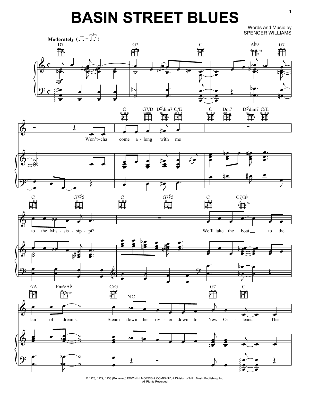 Produktbild zu: Basin Street Blues