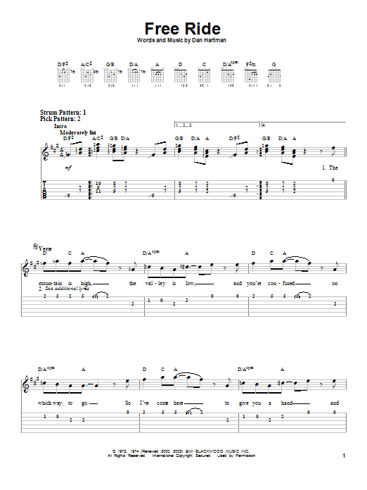 Produktgalerie: Seite 1 von 1 Free Ride, Edgar Winter Group, Gitarre