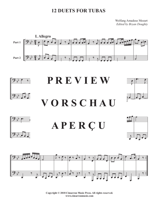 Product gallery: Page 3 of 15 12 Duets for Tuba , , (Tuba Duet)
