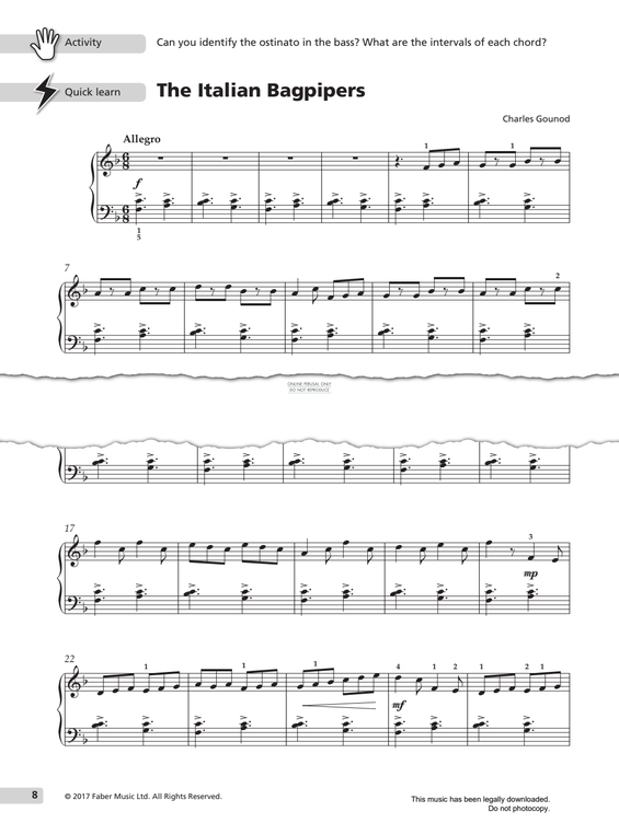 Produktgalerie: Seite 1 von 1 Les Pifferari (The Italian Bagpipers), Charles Gounod, Klavier