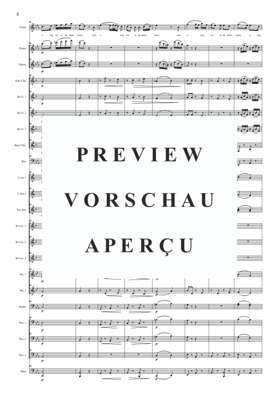 Produktgalerie: Seite 11 von 11 Dies Bildnis ist bezaubernd schön, , Tenor Solo und Concert Band