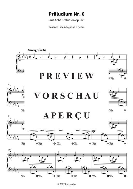 Product gallery: Page 4 of 8 Präludium Nr. 6 (Aus Acht Präludien op. 12) , , Piano Solo