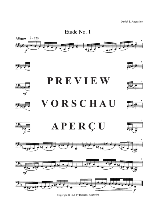Product gallery: Page 4 of 21 Seventeen Etudes for Tuba , , (Tuba Solo)