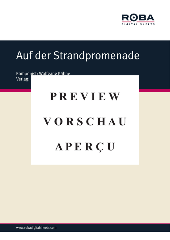 Product gallery: Page 2 of 3 Auf der Strandpromenade , , Piano and Voice