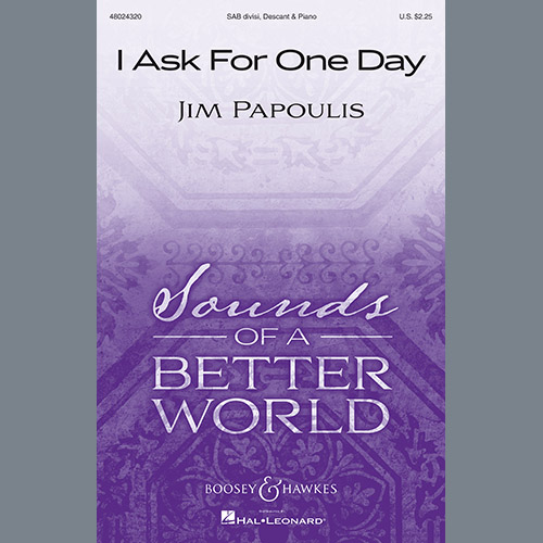 cover: I Ask For One Day, Jim Papoulis, Chor