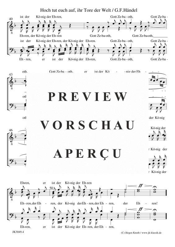gallery: Hoch tut euch auf, , Männerchor