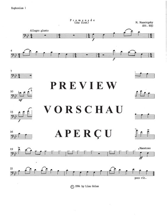 Product gallery: Page 6 of 11 Promenade , , (Tuba Quartett EETT)