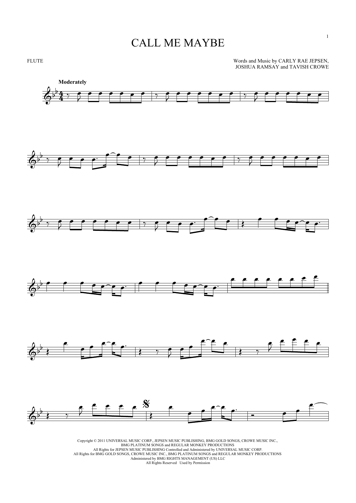 Produktbild zu: Call Me Maybe - Carly Rae Jepsen