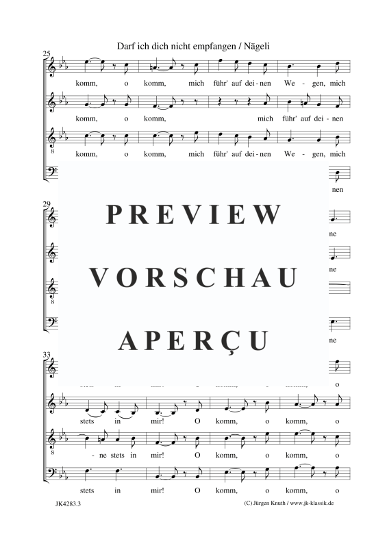 Produktgalerie: Seite 4 von 6 Darf ich dich nicht empfangen, , Gemischter Chor