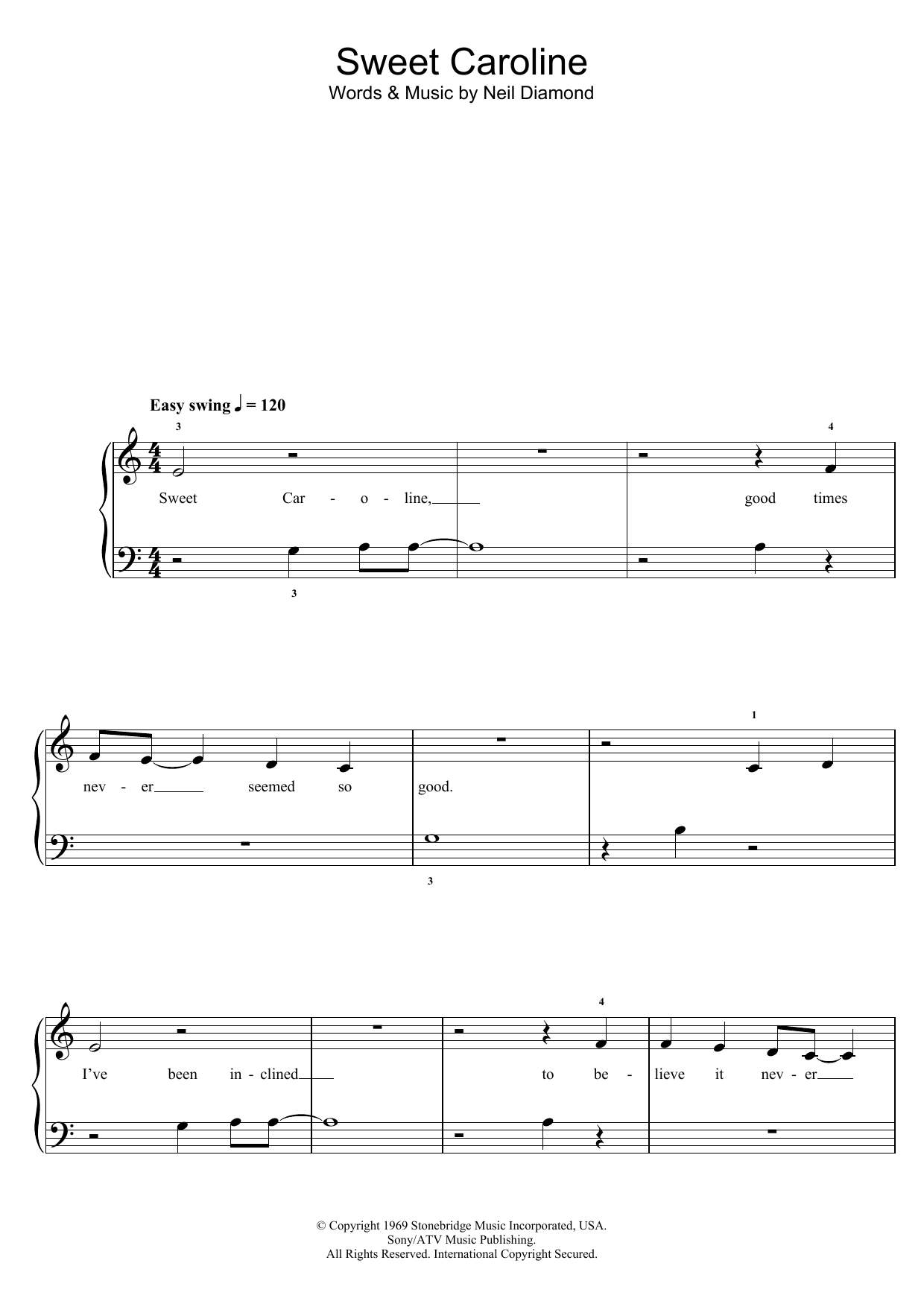 Produktgalerie: Seite 1 von 1 Sweet Caroline, Glee Cast, Klavier