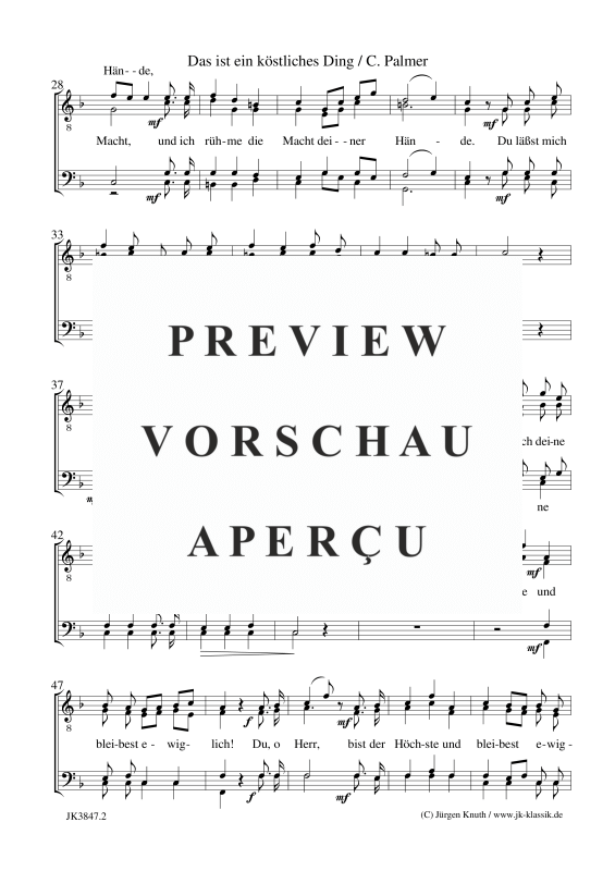 gallery: Das ist ein köstliches Ding, , (male choir)