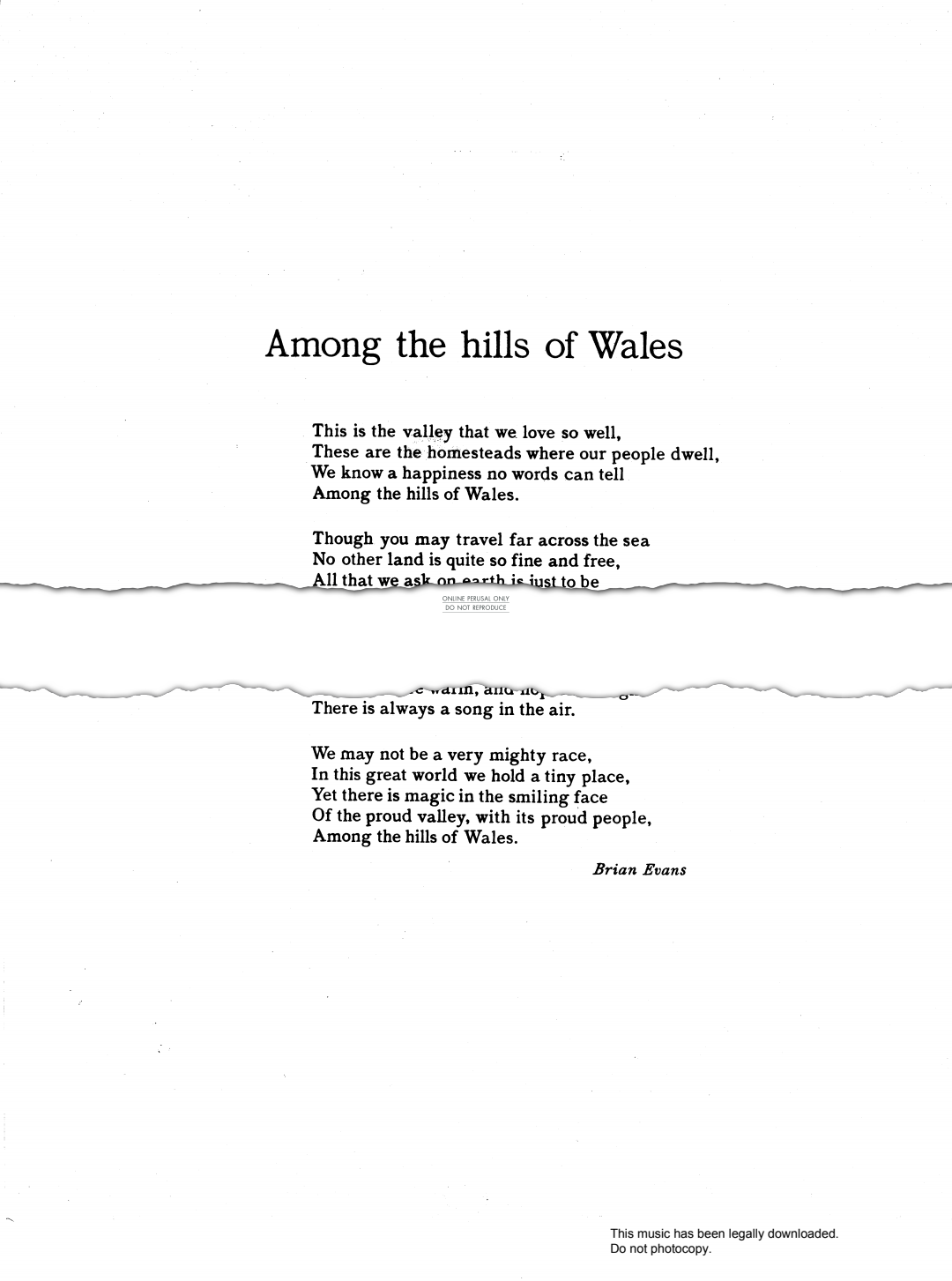 Produktbild zu: Among The Hills of Wales