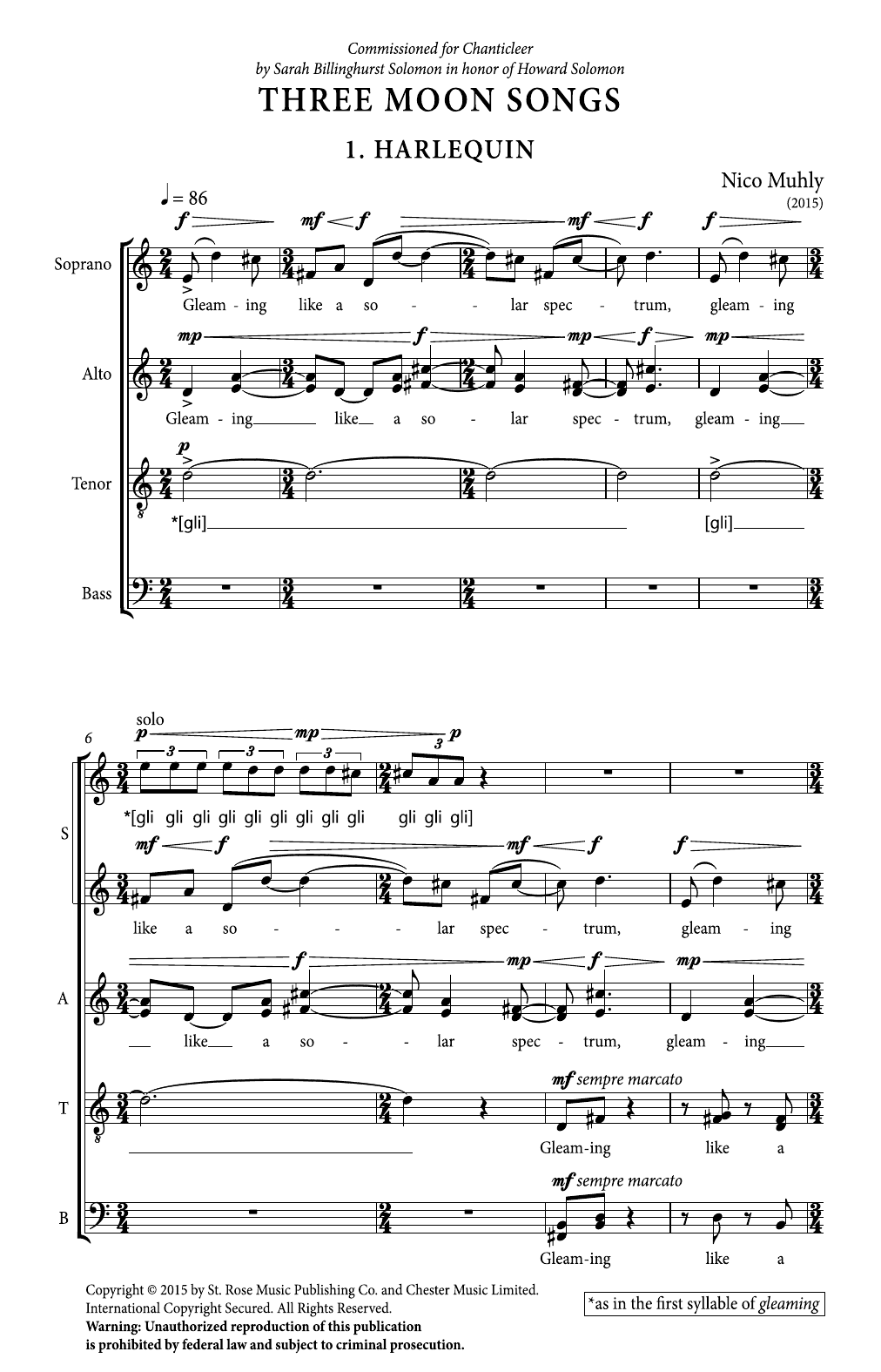 Produktbild zu: Three Moon Songs