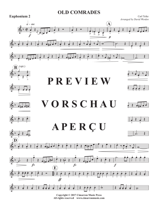 Product gallery: Page 15 of 20 Old Comrades , , (Tuba Quartett EETT)