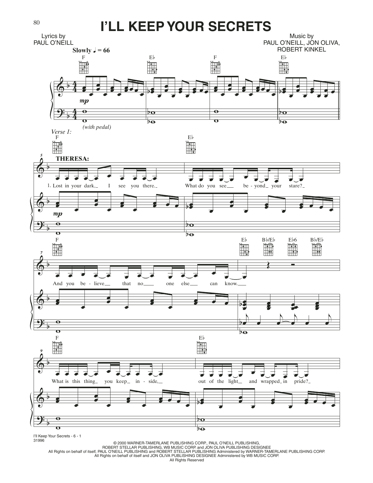 Product gallery: Page 1 of 1 I'll Keep Your Secrets, Trans-Siberian Orchestra