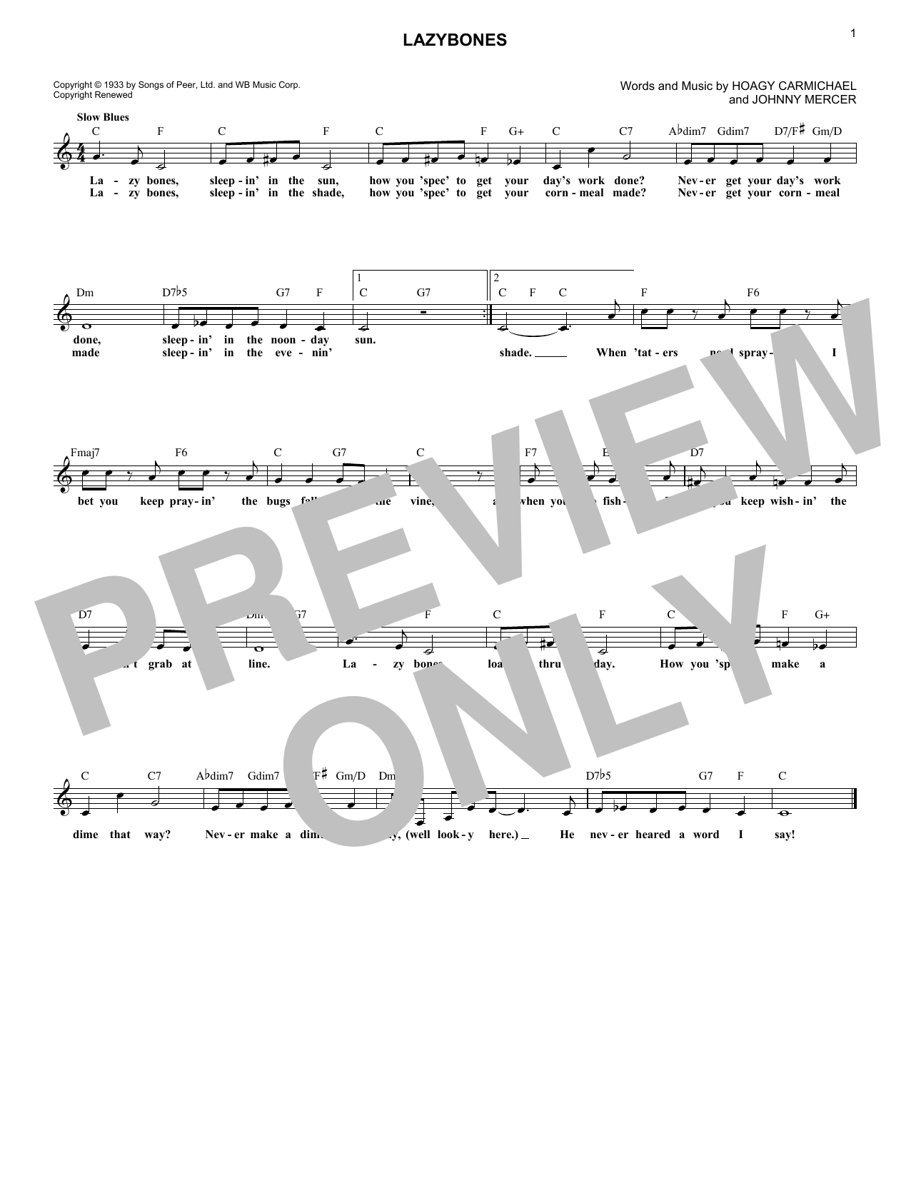 Produktbild zu: Lazybones