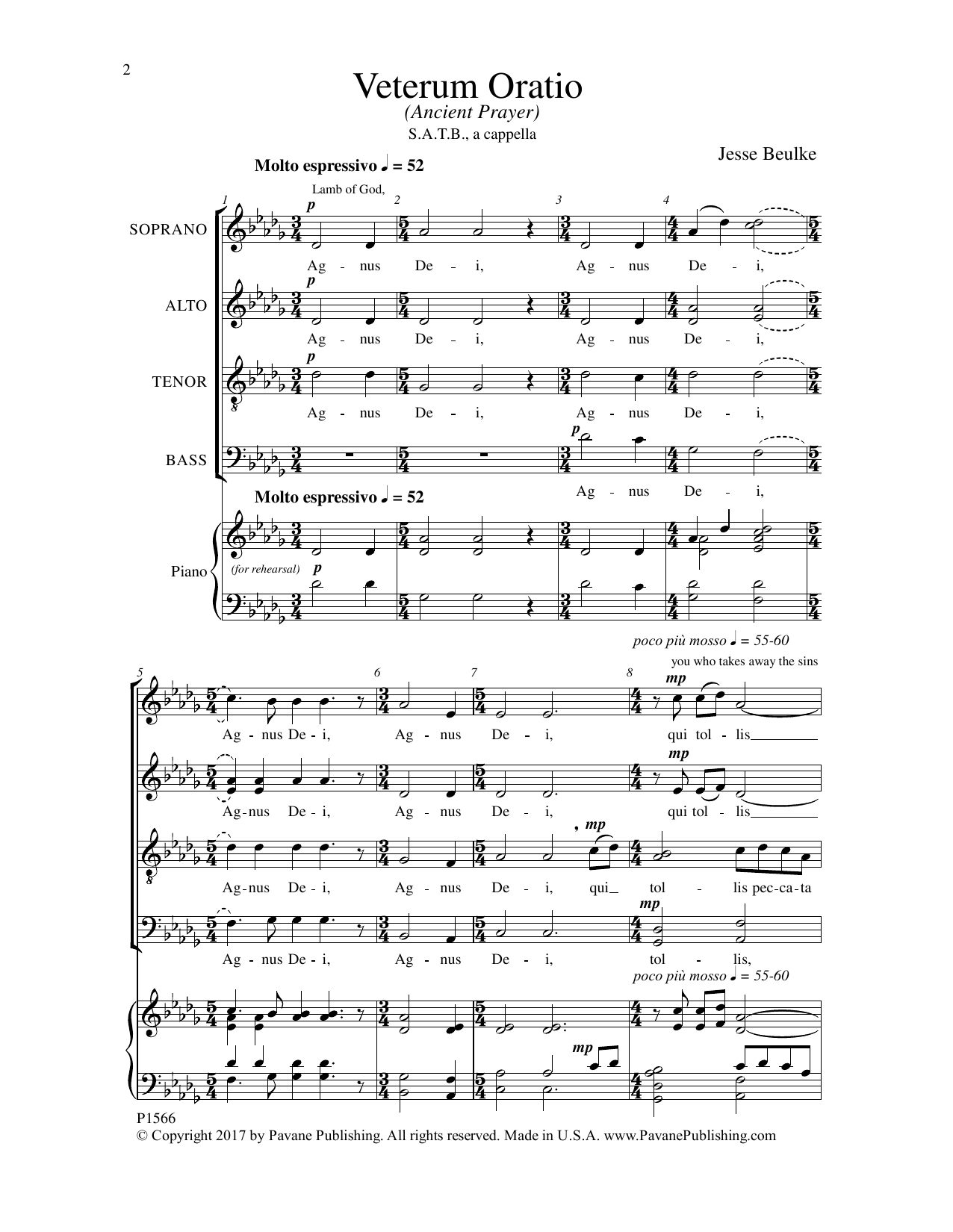 Produktgalerie: Seite 1 von 1 Veterum Oratio, Jesse Beulke, Chor