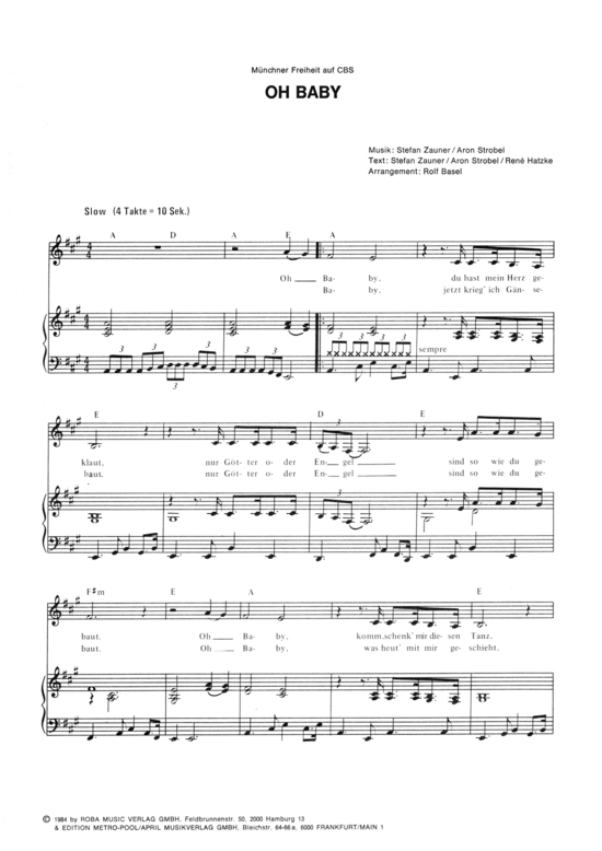 Produktbild zu: Oh Baby Münchner Freiheit 