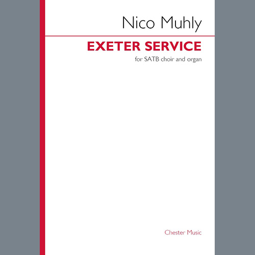 cover: Exeter Service, Nico Muhly