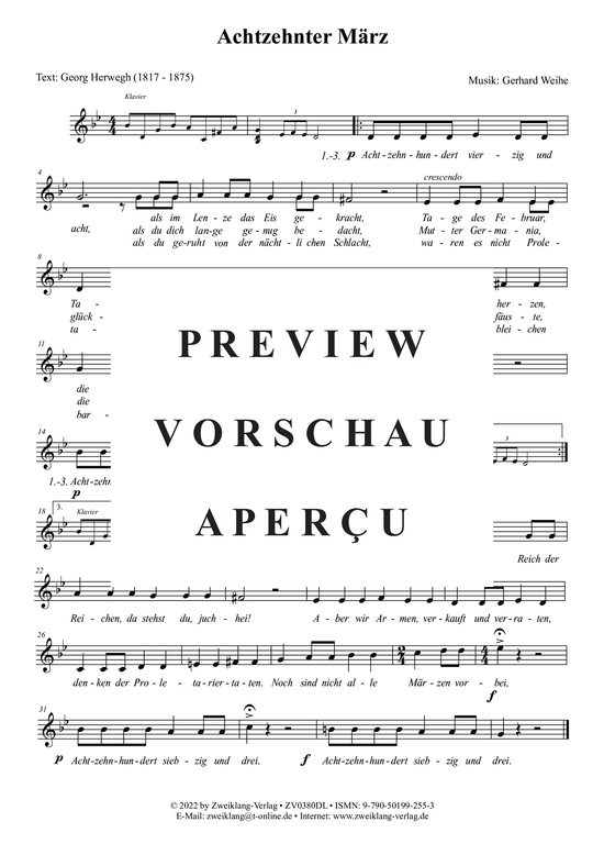 gallery: Achtzehnter März , , (Gesang + Klavier)