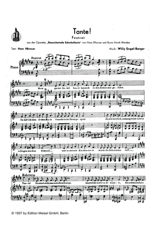 Produktbild zu: Tante!aus: Das kleine Hofkonzert