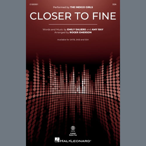 Product picture to: Closer To Fine (arr. Roger Emerson)