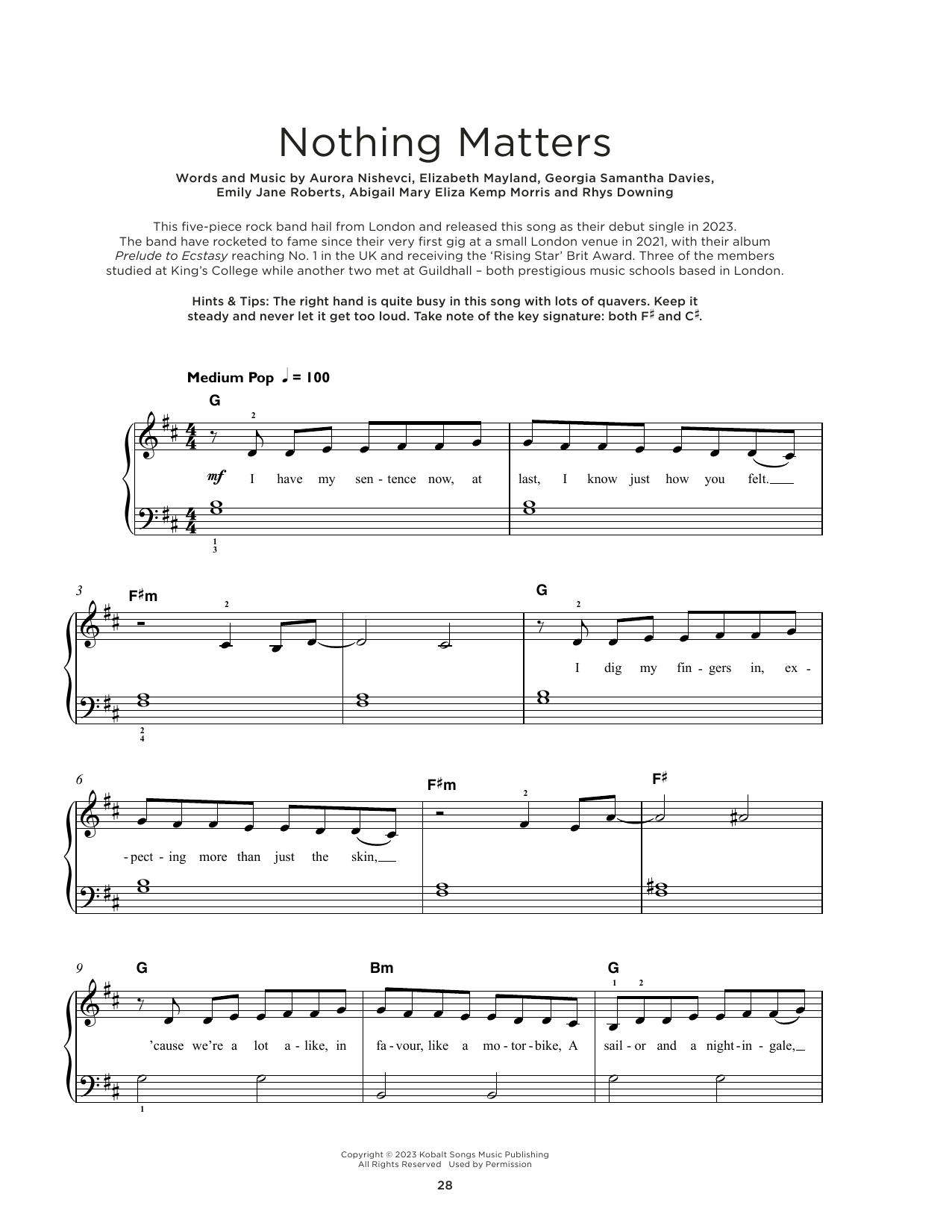 Produktbild zu:  Nothing Matters - The Last Dinner Party