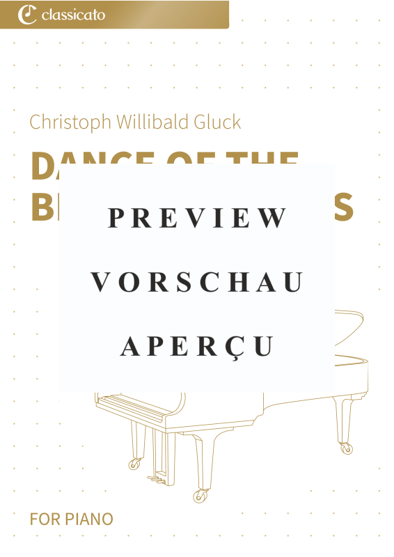 gallery: Dance of the Blessed Spirits - simplified version, , Piano Solo