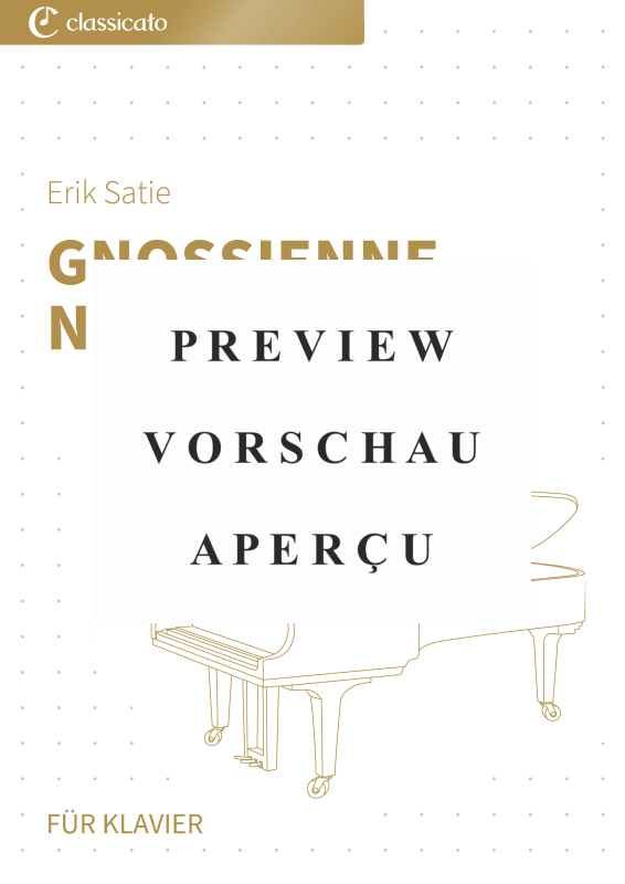 Product gallery: Page 2 of 7 Gnossienne Nr. 2 - Geheimnisvolles Klavierstück, , Solo Piano