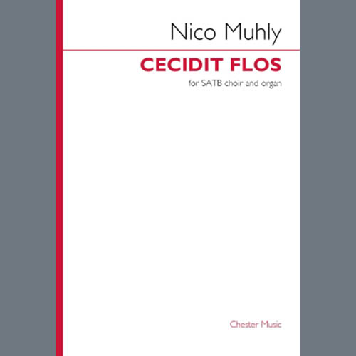 cover: Cecidit Flos, Nico Muhly, Chor