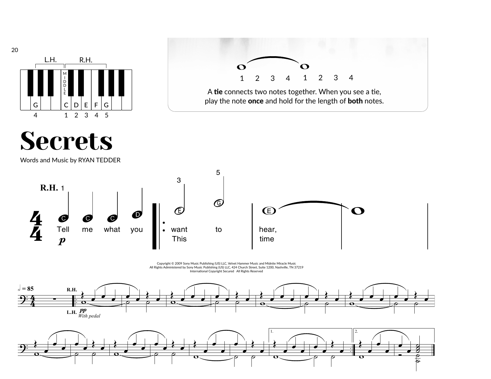 Produktbild zu: Secrets (arr. Brittany McCorriston)
